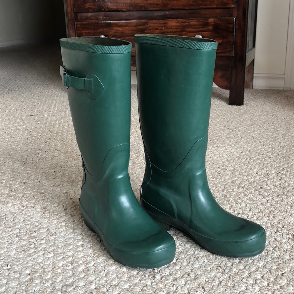 L.L. Bean hunter green vintage Wellies